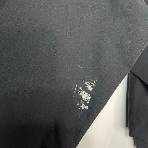 5 forā$25š„Fundamentals Button Front Black Scrub Jacket 4X - Picture 3 of 9